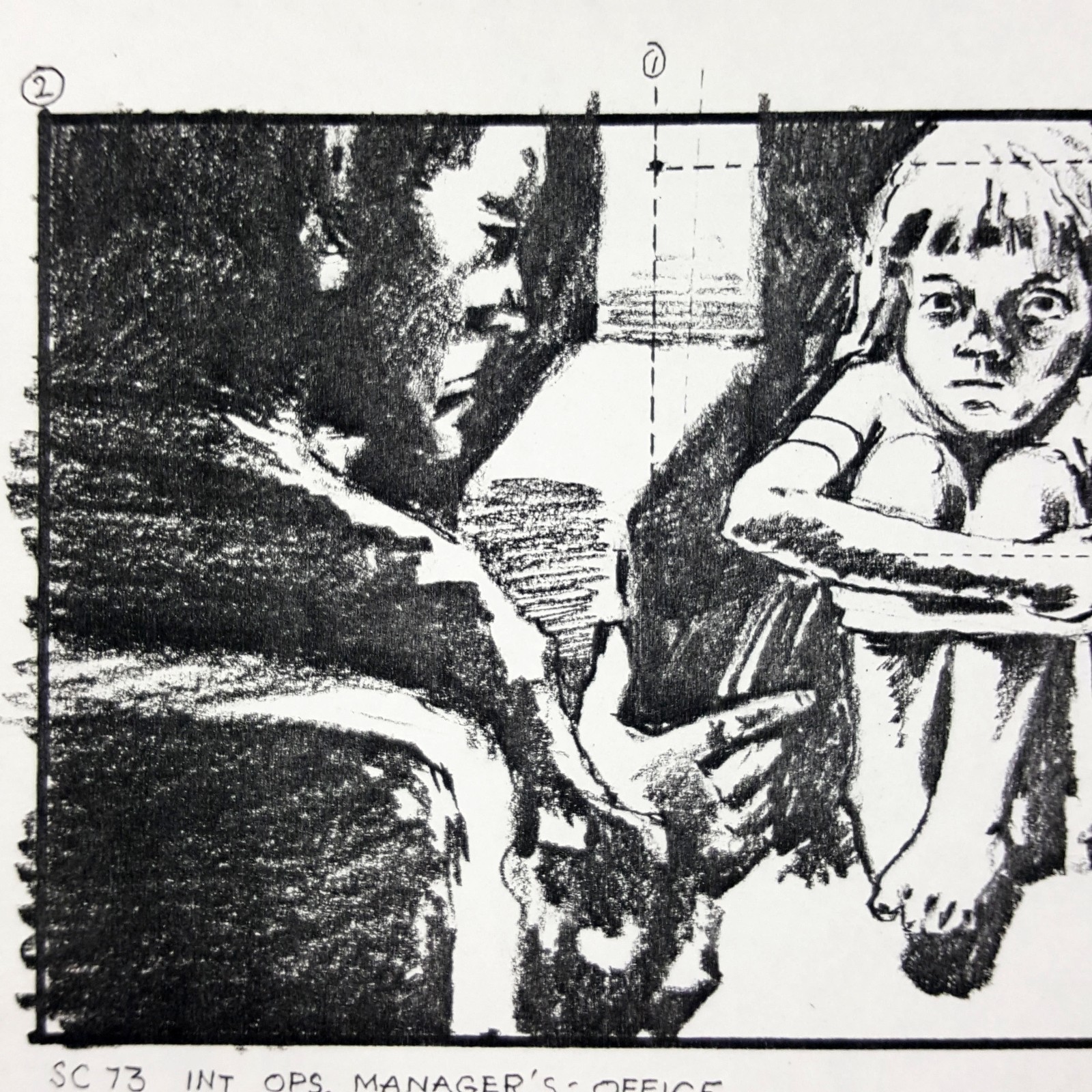 Image 3 of Aliens (1986) - Production Used Storyboard, Gorman Rider & Newt, Movie Prop COA