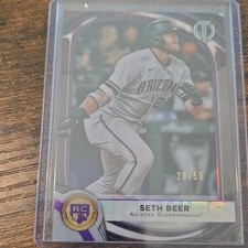 2022 Topps Tribute - 2021 Rookies Seth Beer #98 Purple /50 (RC) Diamondbacks