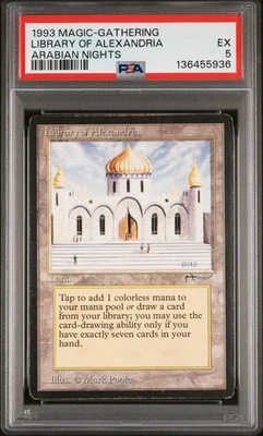 MTG アラビアンナイトLibrary of Alexandria PSA 7 Spec Details