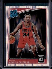 2018-19 Panini Donruss Optic Wendell Carter Jr. Shock Rookie RC #170 Bulls