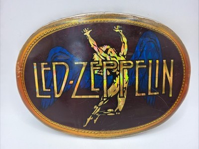 Vintage Led Zeppelin Belt Buckle Made by Pacifica Mfg. L.A. Cal 90246 1978