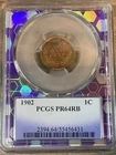 New ListingPCGS PR64RB 1902 Indian Head Small Cent 1C Proof