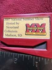 2007 Minneapolis Moline Letter Opener from Madison, SD Collectors Show.