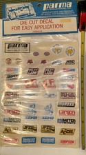 Parma Die Cut Easy Application Automotive Sponsor Decal Sheet Vintage RC Car