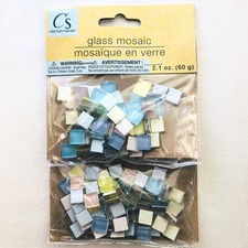 Mosaic Glass Tiles Pastel Craft Furniture Wall Decorating Supplies