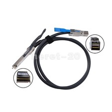 External SAS Cable QSFP SFF-8436 to SFF-8644 Hybrid HD Mini SAS Cable 1 Meter