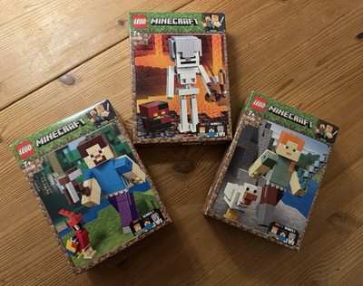 LEGO Minecraft BigFig 3er-Set   21148 / 21149 / 21150   neu & OVP