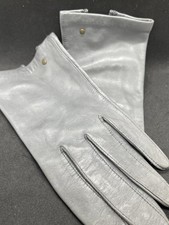 Aris Stainguard Women  s Leather Gloves Vintage Gray Lightweight