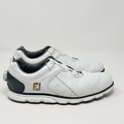 Footjoy Pro SL BOA Golf Shoes Mens 10 M White Black Leather Spikeless 53596 Footjoy Pro SL BOA Golf Shoes Mens 10 M White Black Leather  main image 2