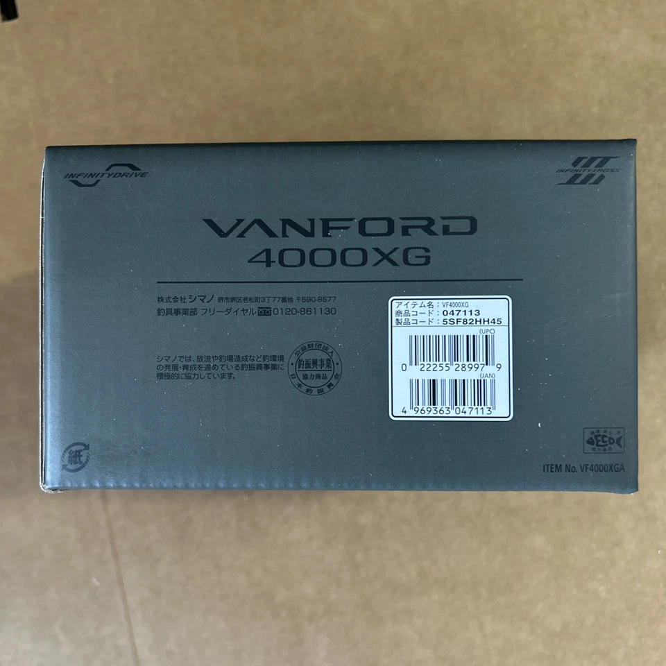 Shimano 24 VANFORD 4000XG Spinning Reel New in Box - Image 4 of 4