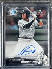 Basabe, Luis Alexander - 2017 Bowman Chrome Prospect - Autograph