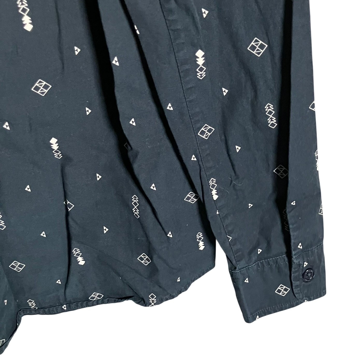 Carhartt WIP Shirt Men's Size M Blue Slim Fit Patterned Casual Button Down thumbnail 13