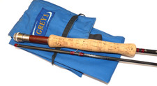 Greys of Alnwick Northumbrian Hand Built  10' 2pc carbon fly rod #7/8  with bag