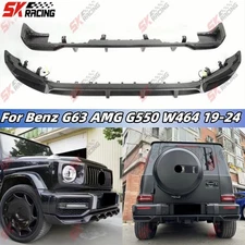 Fits Benz G63 AMG G550 W464 19-24 Dry Carbon Front Rear Bumper Diffuser Lip Kits