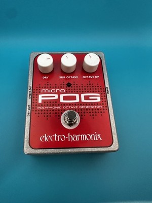Electro-Harmonix EHX Micro Pog Polyphonic Octave Generator Effects Pedal