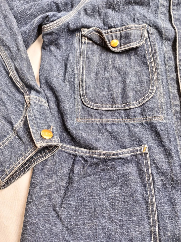 Orslow Blue Denim jacket Size S,Made In Japan - Image 2 of 4