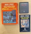 Maze Craze (Atari 2600, 1980) Video Game Cartridge, Manual & Original Box CX2635