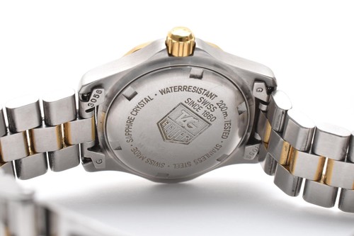 Read!! [Exc+5] Tag Heuer WK1321-0 2000 Professional 2 Tone Womens Quartz Watch - Picture 13 of 14