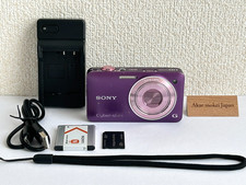 SONY Cyber Shot DSC-WX5 violet Digital Camera Tested w/ charger Japanese only