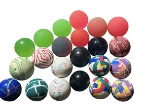 Lot of 22 Bouncy Balls Some Vintage Approx 1”