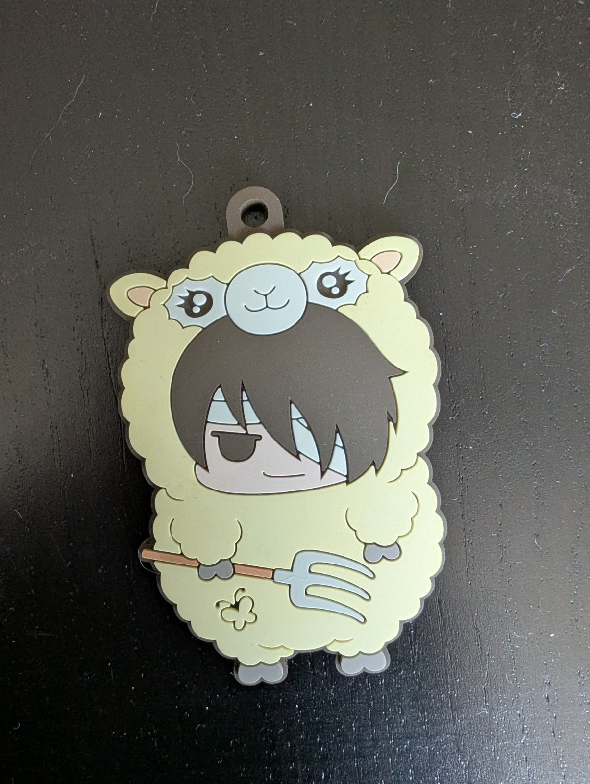 Gintama Rubber Keychain - Takasugi Shinsuke Alpaca