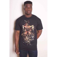 HIM Unisex T-Shirt: Owl Colour (Schwarz)