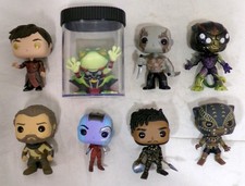Funko Pop! Marvel MCU Lot of 8 Killmoger Nebula Ego Throg Drax Kro Druig
