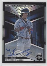 2023 Elite Extra Edition Prime Numbers A Signatures Yeiner Fernandez Auto 0i9h
