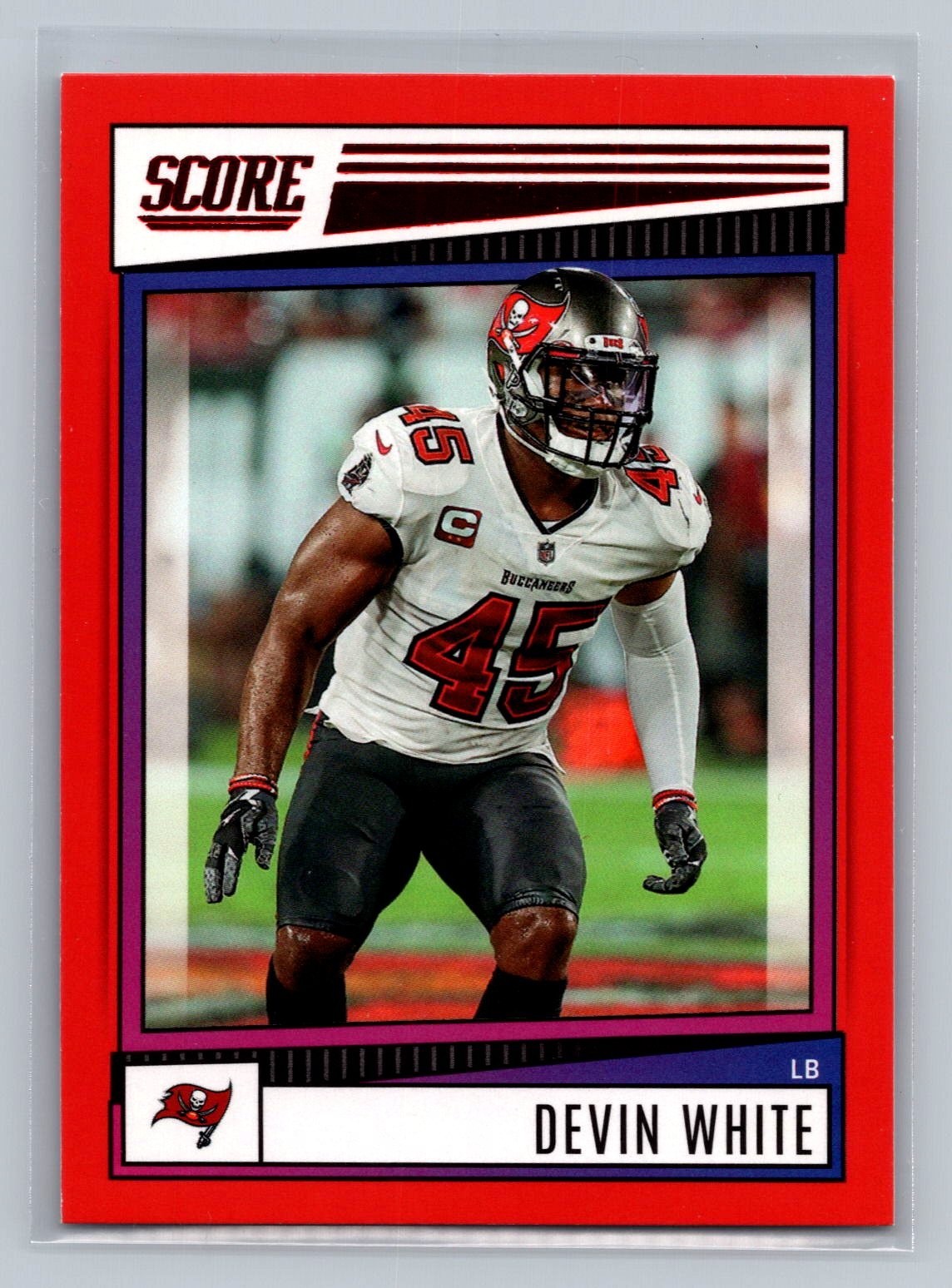 2022 Score #71 Devin White Red