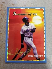 Ken Griffey Jr Seattle Mariners Summer of 1994 Gold Prism WOW NM