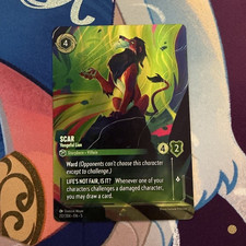 Disney Lorcana TCG Scar - Vengeful Lion Enchanted Foil 212/204