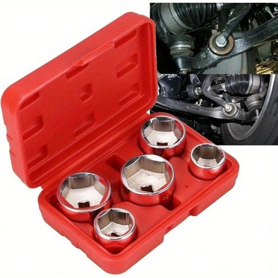 Ölfilter Steckschlüsselsatz 3/8'' Antrieb 5-tlg 24 27 32 36 38mm Schraubenschlüssel Ausbau Werkzeug UK