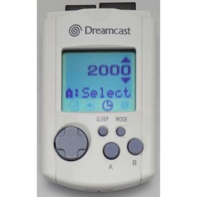 Sega Dreamcast Console Bundle - White Model 1 - 2 Restored Controllers - VMU