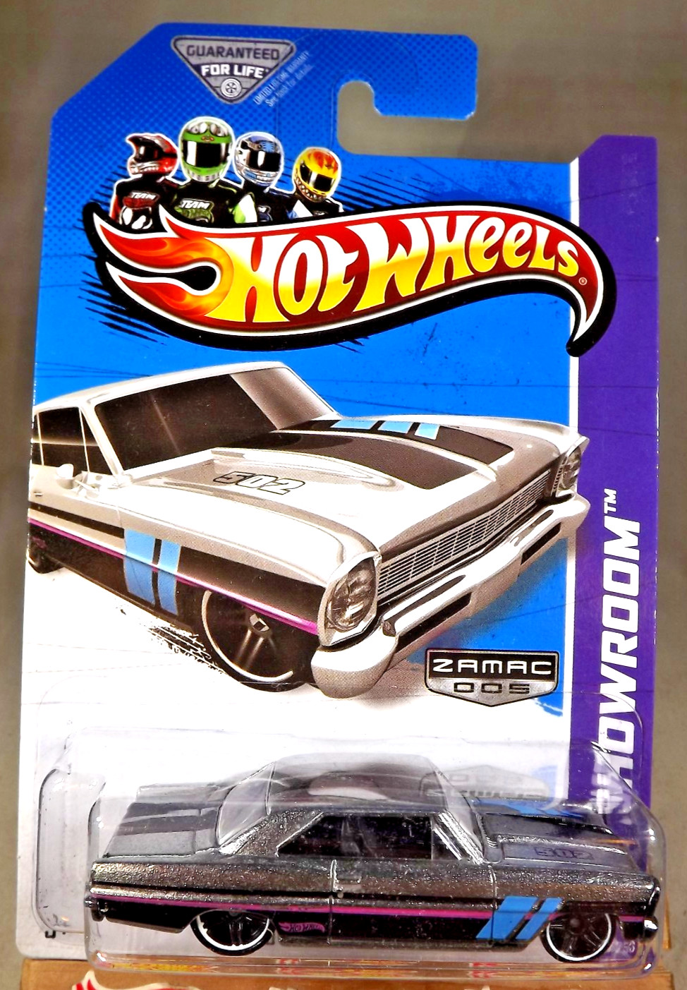 2013 Hot Wheels Walmart #5 Zamac #231 HW Showroom-Muscle Mania '66 CHEVY NOVA
