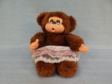 Vintage 1970s Toy Chest Thumb Sucking Rubber Face Monkey Plush