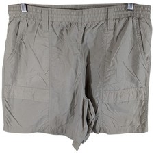 Columbia GRT Cargo Shorts Khaki Light Mens Medium Hiking Utility Y2K Vintage