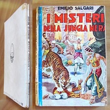 Salgari - I MISTERI DELLA JUNGLA NERA - Ed. Sonzogno, 1942 - NATOLI*