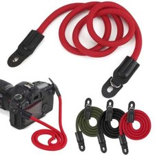 HandMade Braided Camera Single Shoulder Neck Strap Rope Leather For Leica Sony