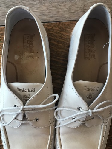 Timberland Comfort System 24345 Donna 10 M Sneakers Scarpe da Barca Beige Osso - Foto 7 di 11