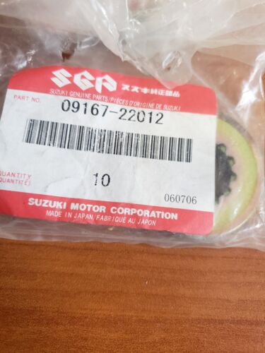 NOS Suzuki DR400T DR500Z GR650D GN250 GZ250 LT230 LT250 Lock Washer 09167-22012 - Bild 1 von 3