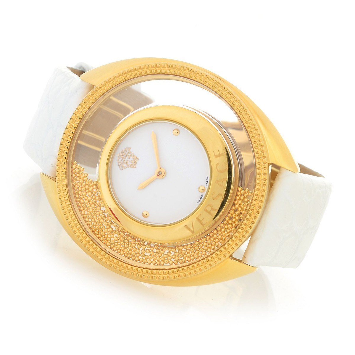 Versace Destiny Spirit White leather watch Watch Versace White in Steel - 44789802 main image 4
