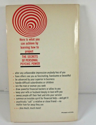 The Secrets of Personal Psychic Power by Frank Rudolph Young Paperback - Imagen 3 de 7