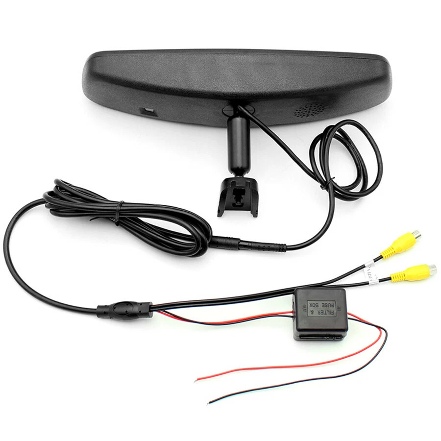 4.3" 800*480 TFT LCD Auto Dimming Rear View Mirror Monitor w/ Bracket USA Ship - Image 3 of 4