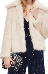 cream fur jacket uk