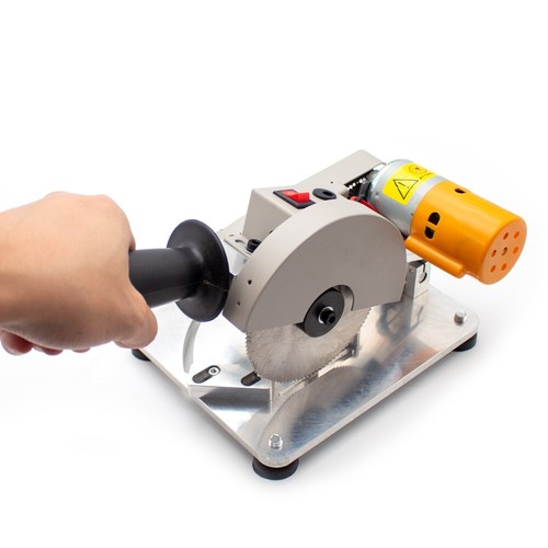 DIY Micro Electric Bench Cutter Home Portable Aluminum Alloy Cutting Machine New - Picture 1 of 7
