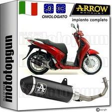 ARROW SCARICO COMPLETO FULL-OMO URBAN NERO HONDA SH 150 I ABS 2016 16