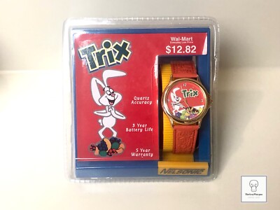 Trix Cereal Nelsonic Watch New Sealed Package/ Trix Are Now For Adults! Vintage