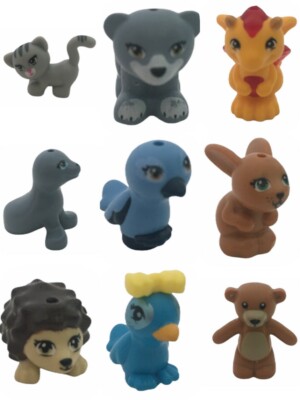 Lego Friends Minifigure Animal Tiny Small Less than One Inch Tall Zoo Forest
