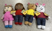Arthur PBS Kids Stuffed Plush - New - Arthur and Friends Set Of 4 - 8  