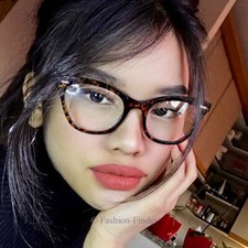 Retro Style NINA Demi Cat Eye Clear Lens PinUp Rockabilly WaYF Eyeglasses Frames
